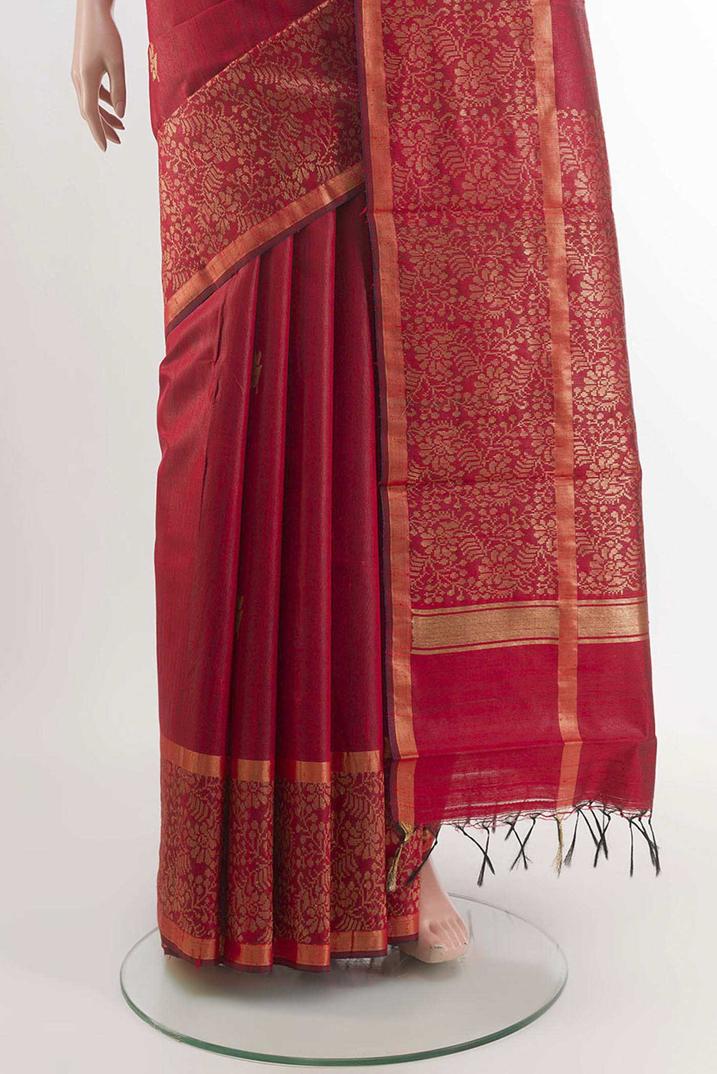 pleats pallu