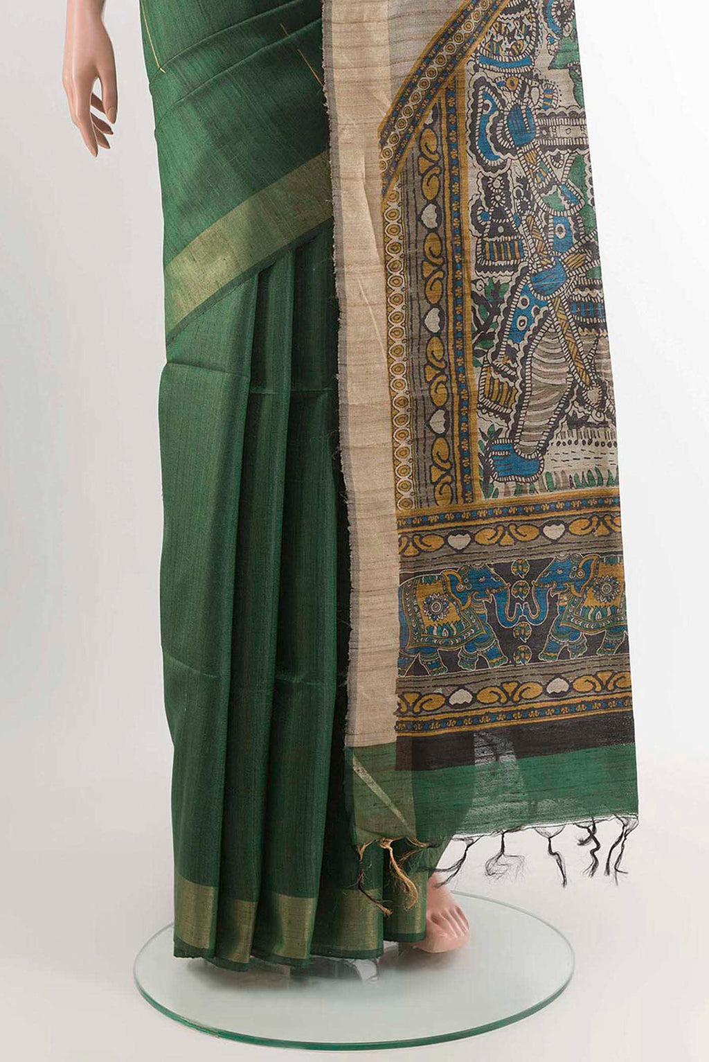 pleats pallu