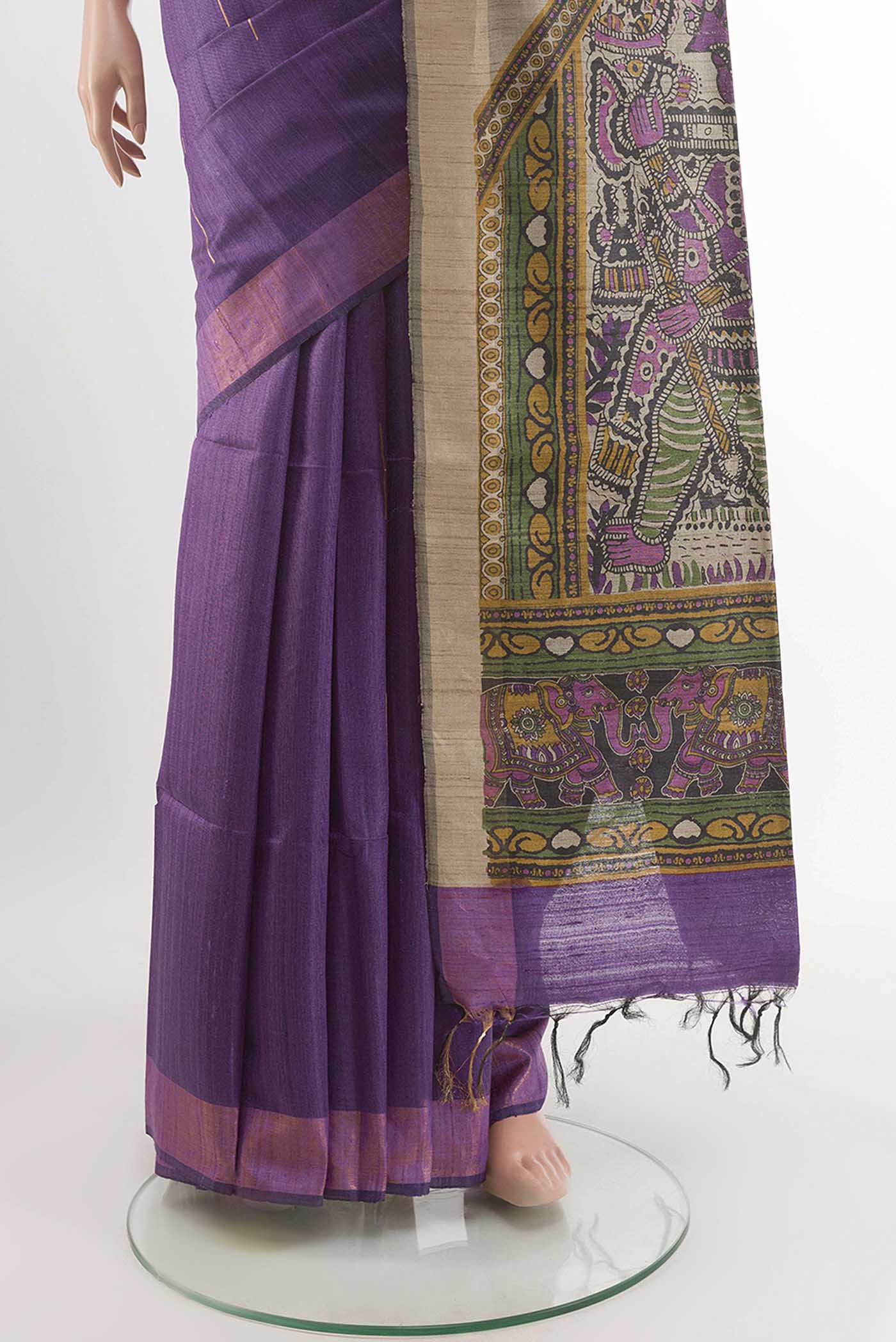 pleats pallu