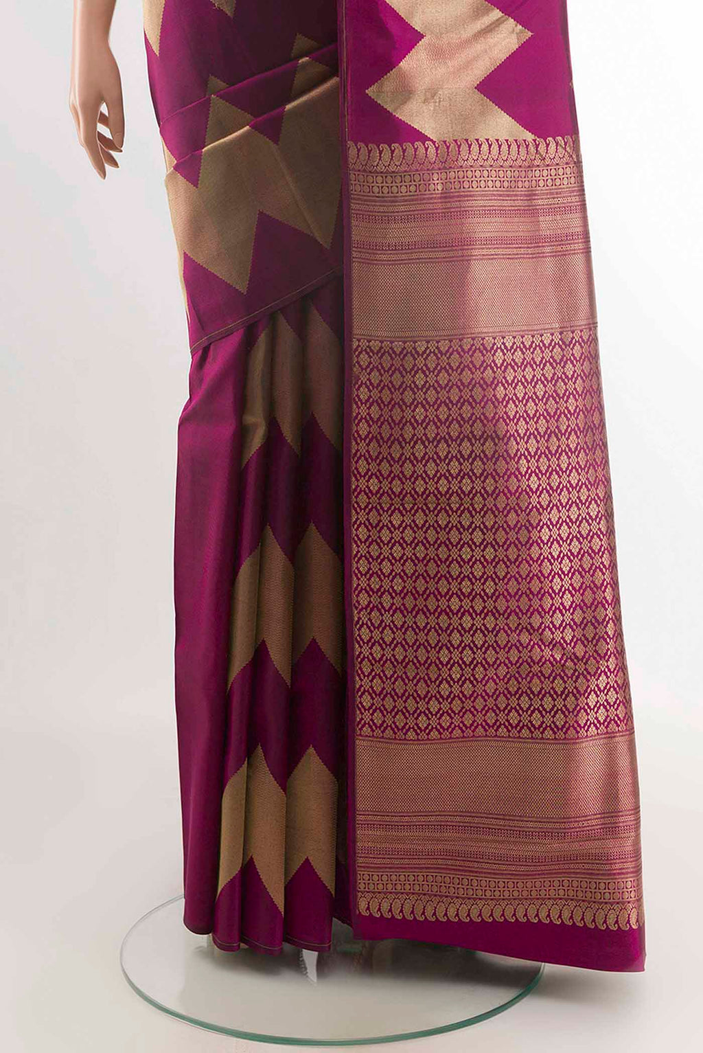 pleats pallu