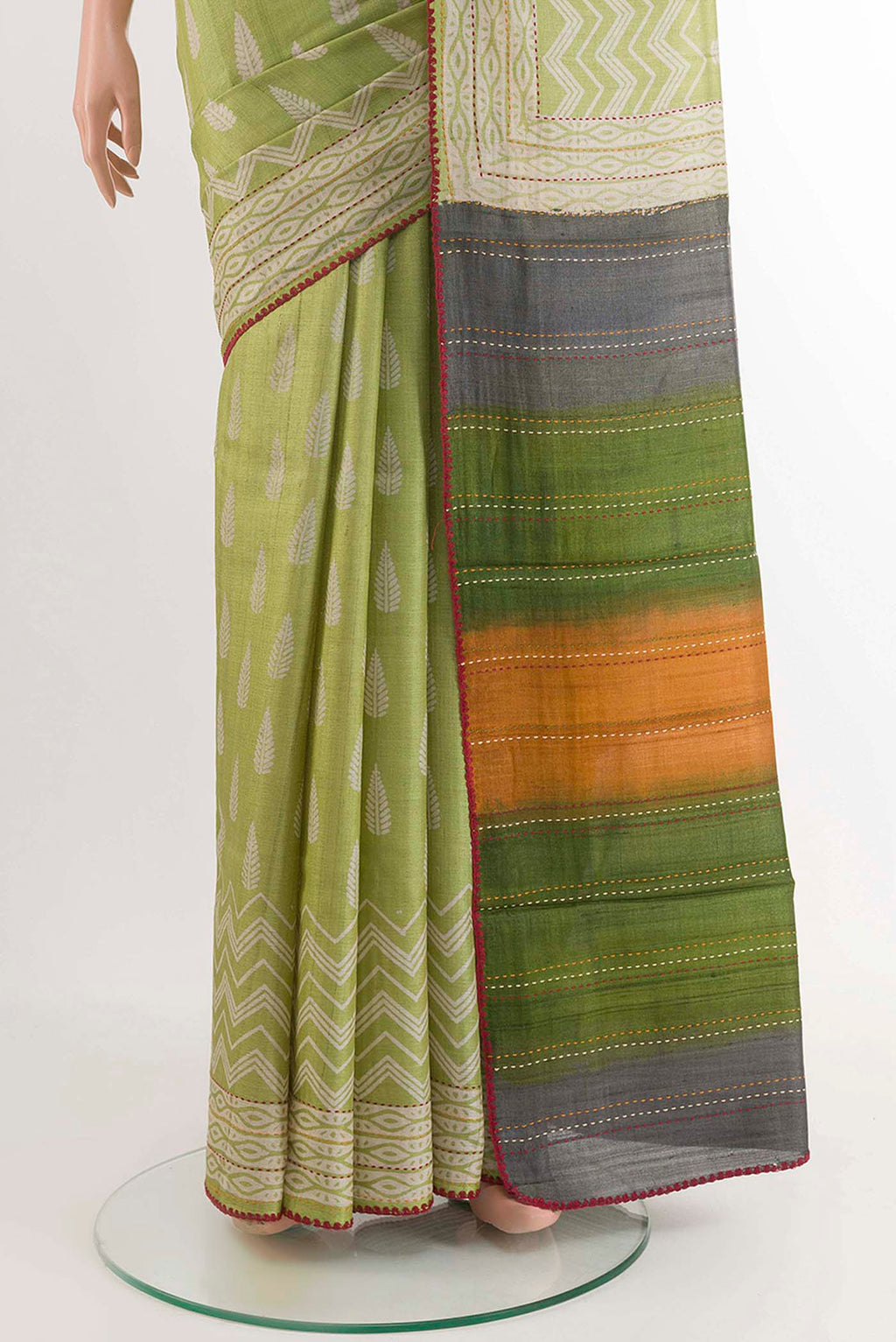 pleats pallu