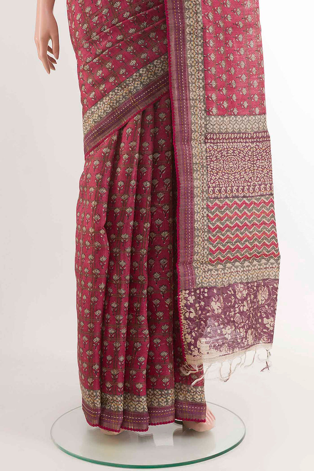 pleats pallu