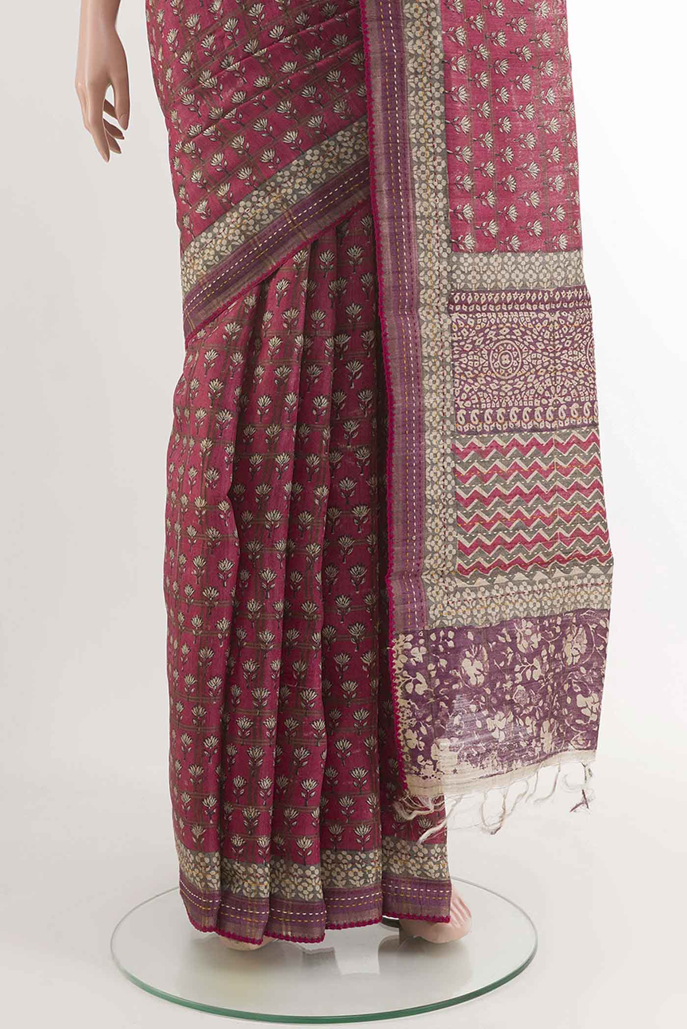 pleats pallu