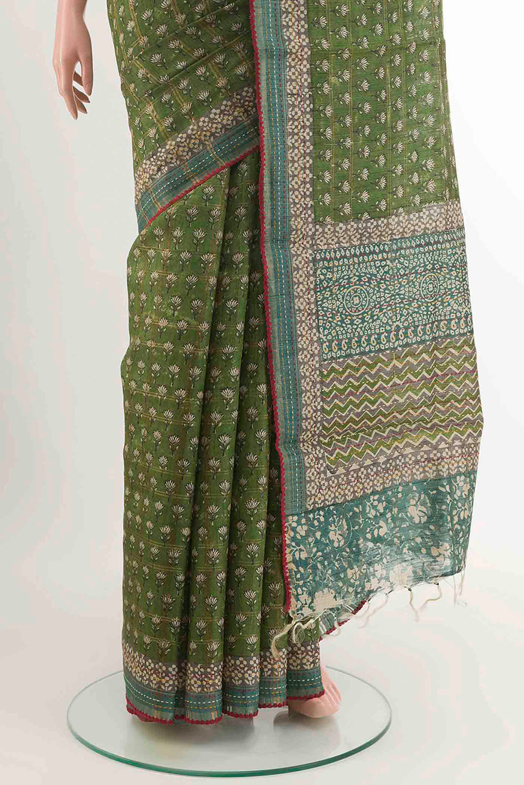 pleats pallu