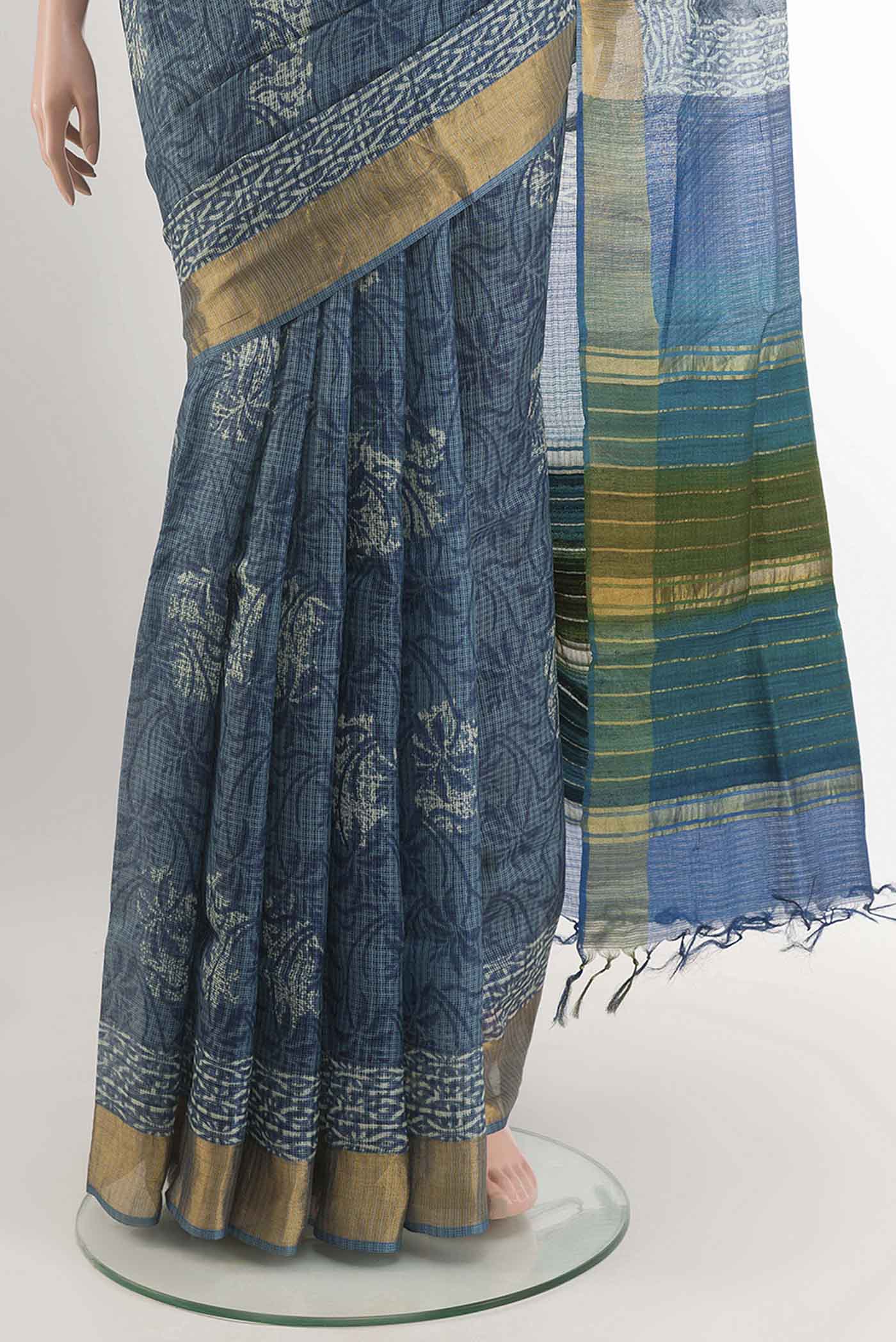 pleats pallu