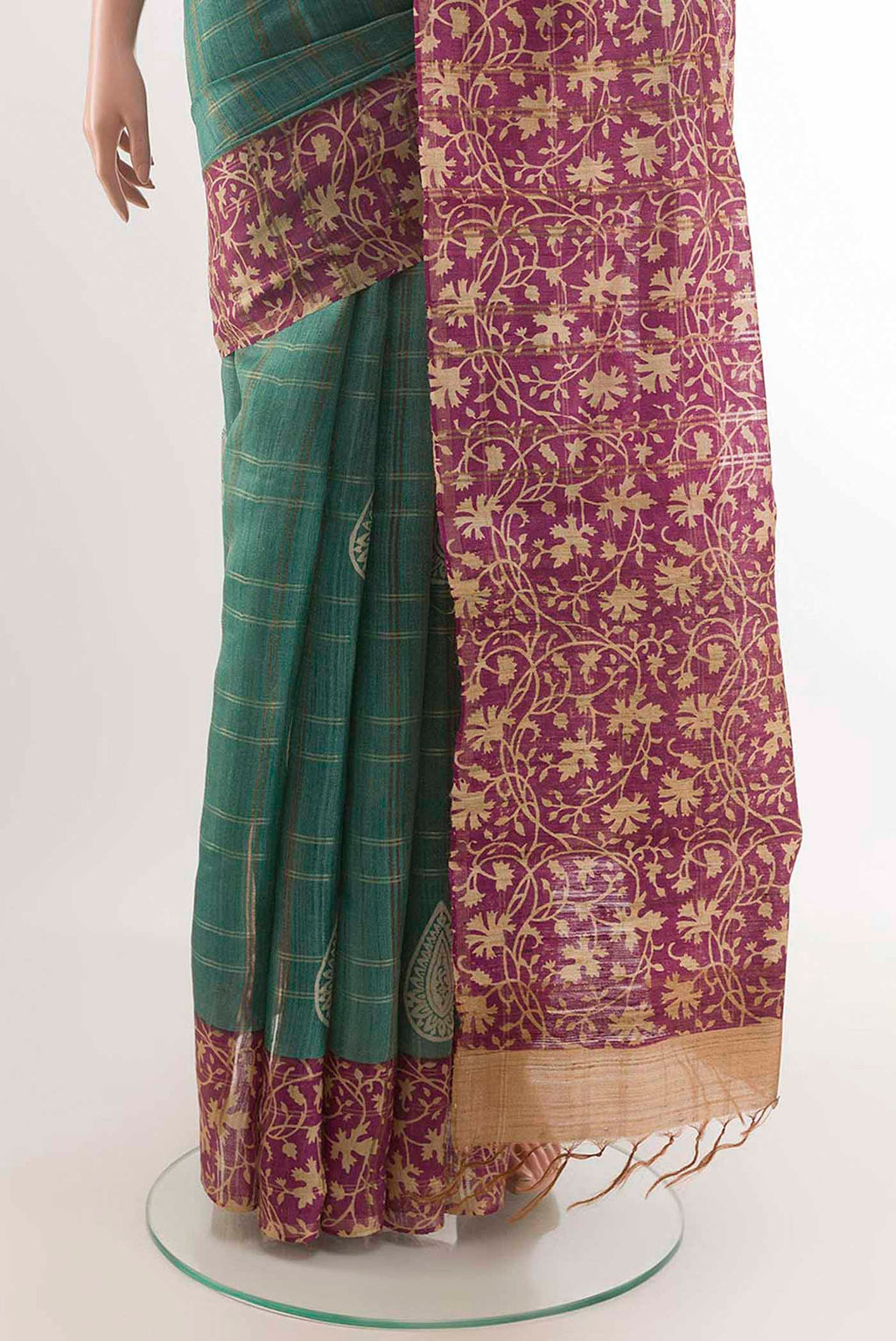 pleats pallu