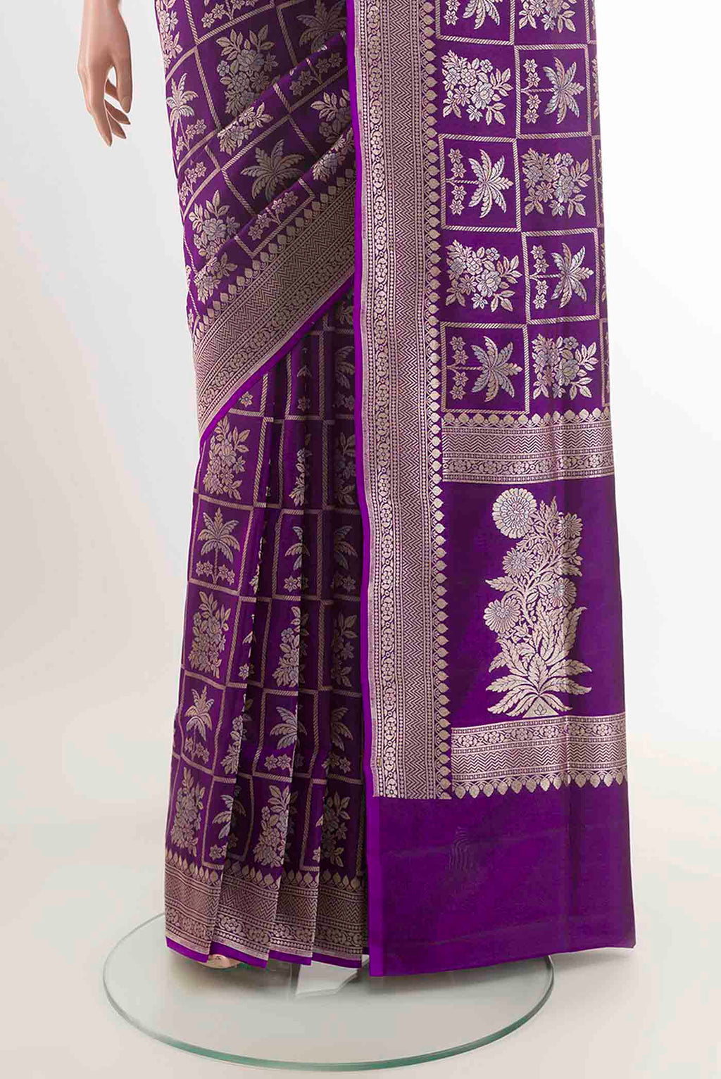 pleats pallu