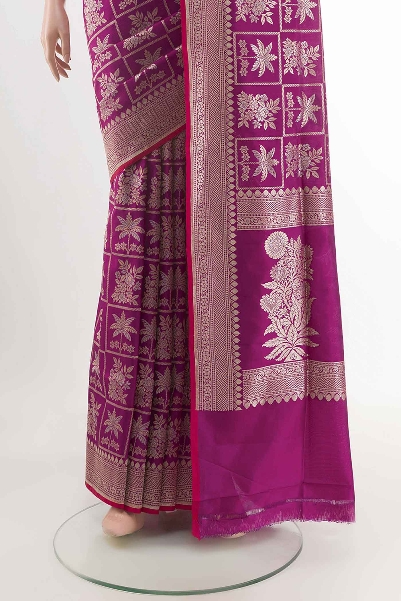 pleats pallu