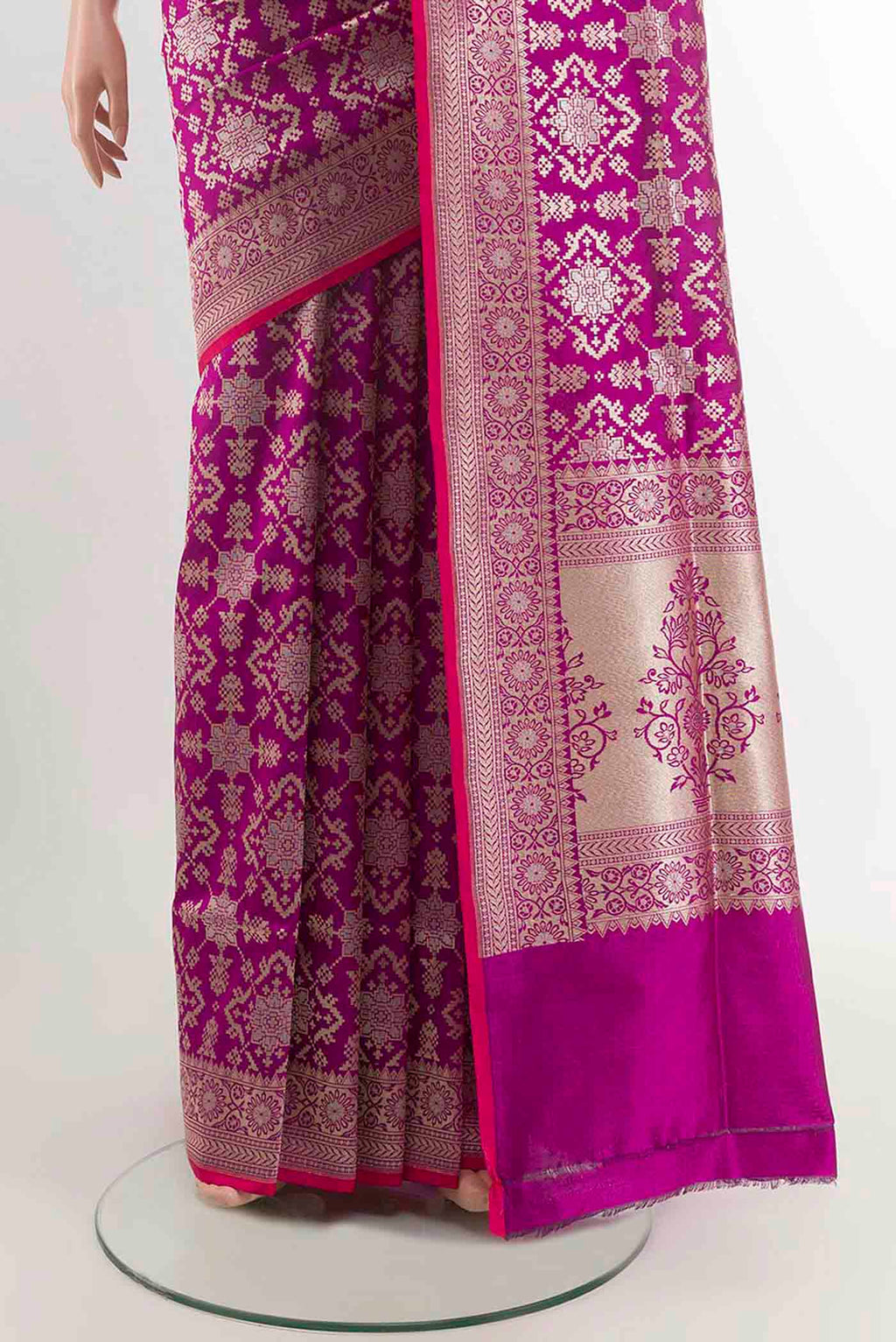 pleats pallu