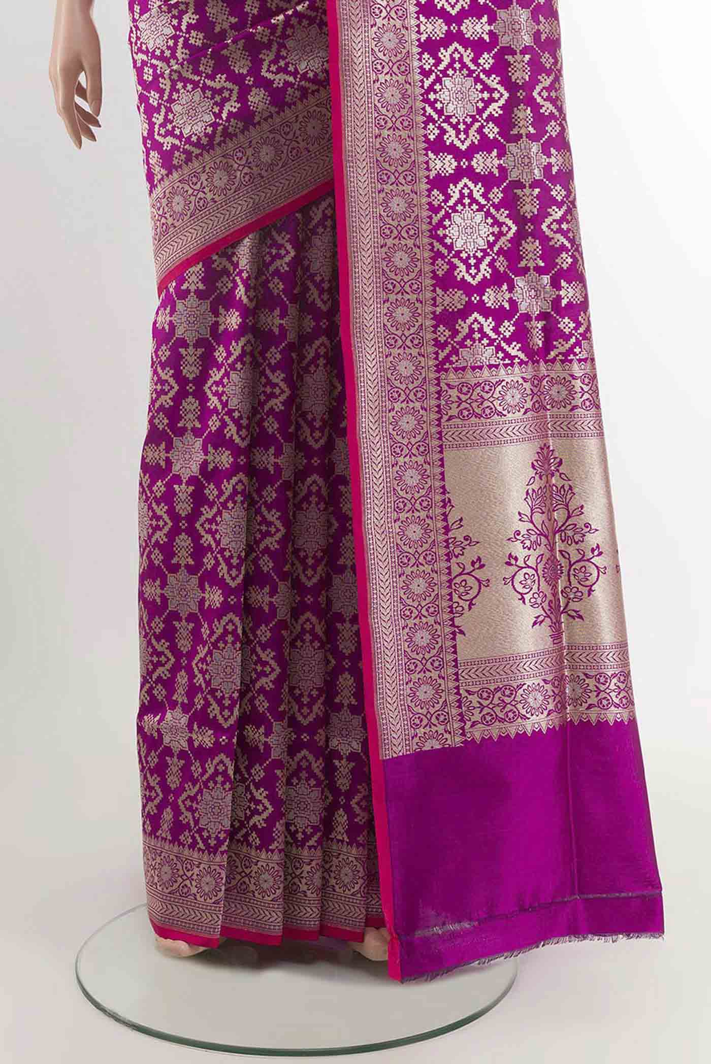 pleats pallu
