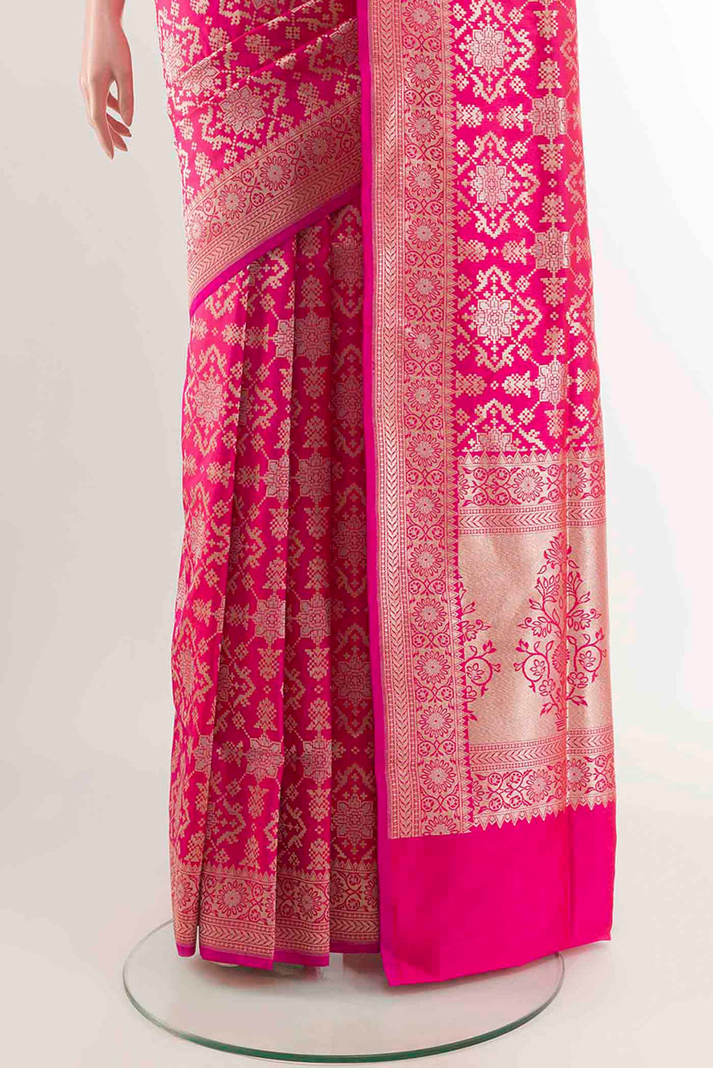 pleats pallu