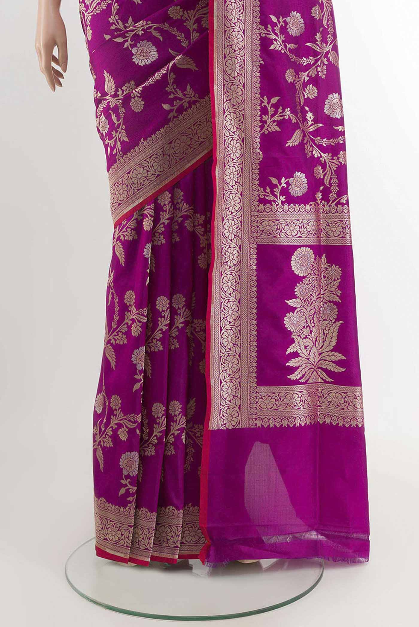 pleats pallu