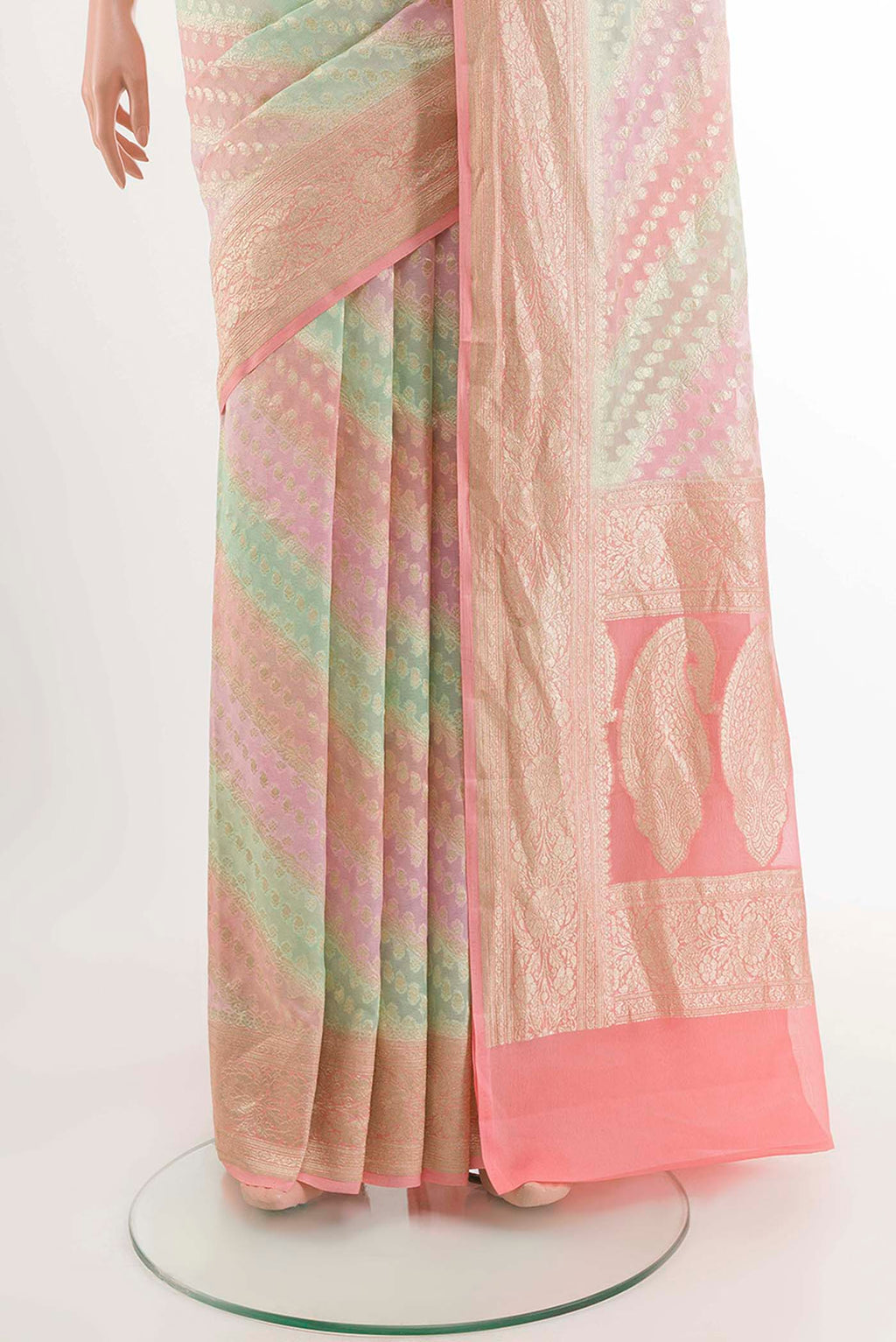 pleats pallu