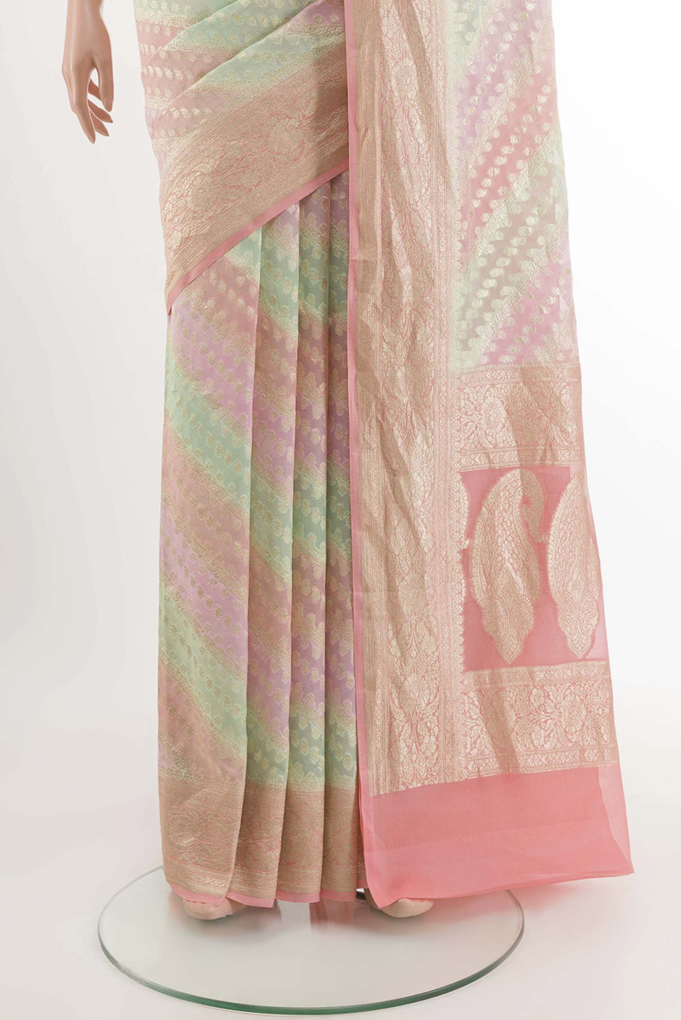 pleats pallu