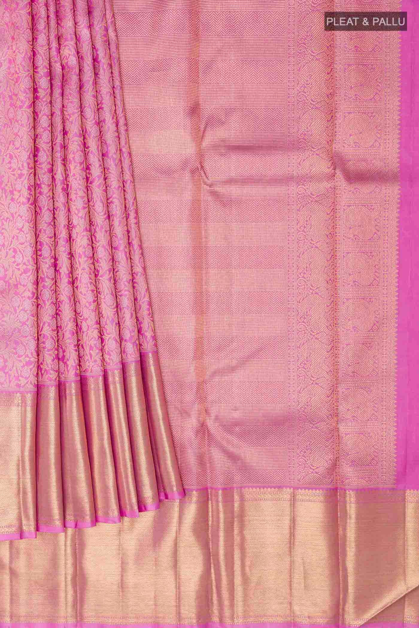 pleats pallu