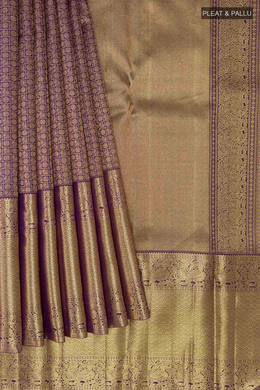 pleats pallu