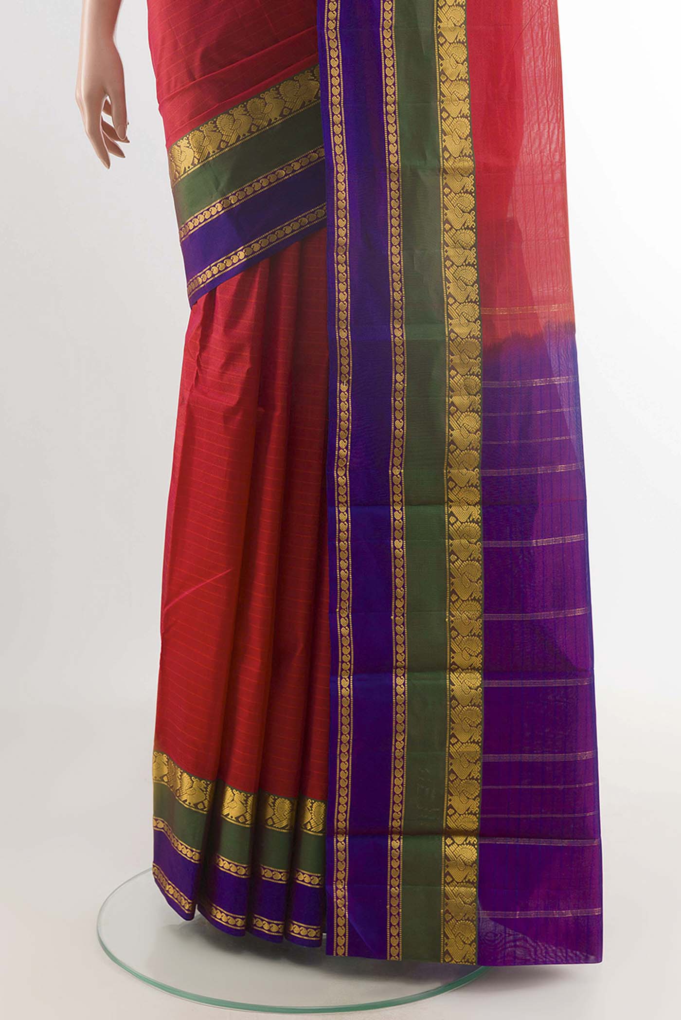 pleats pallu