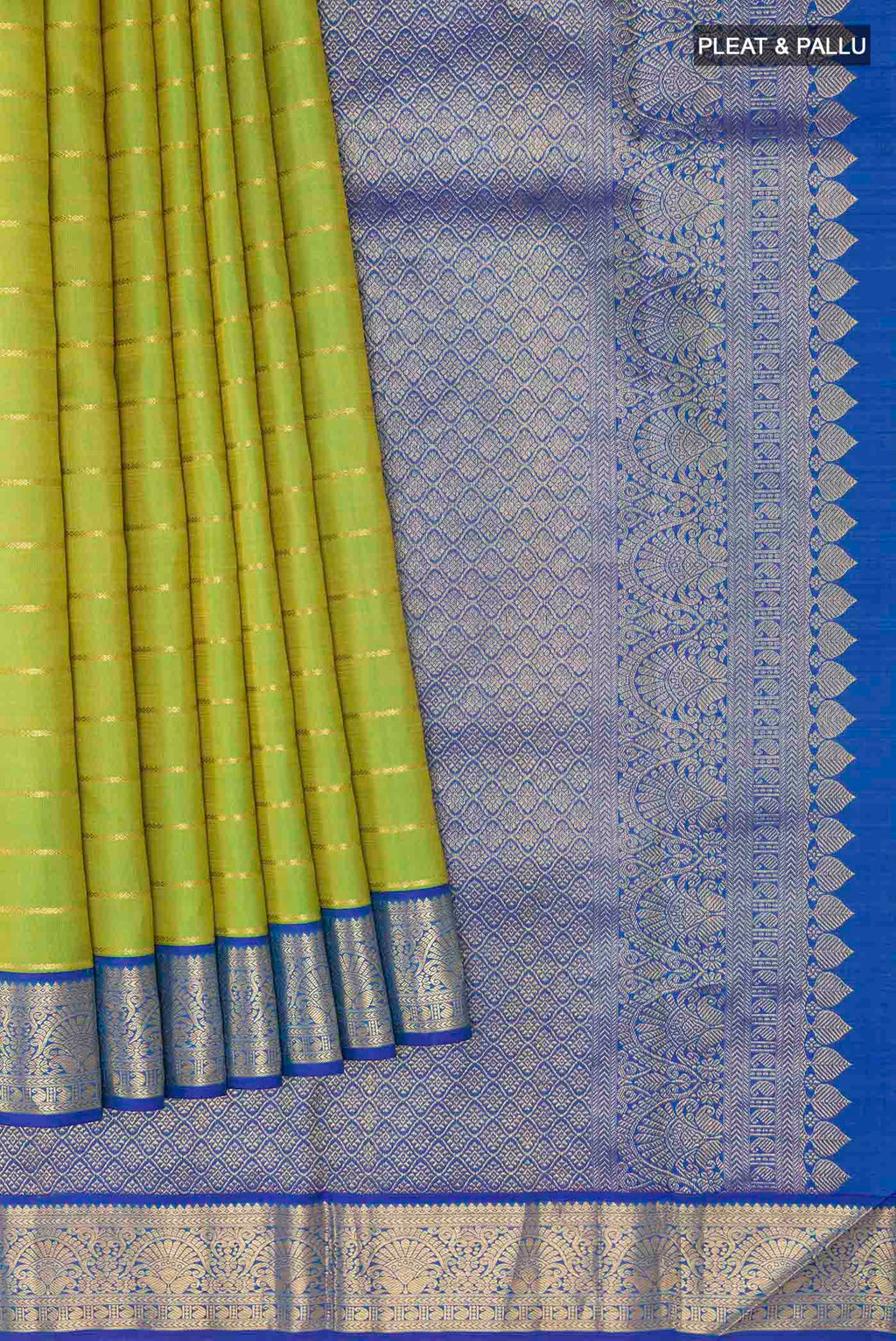 pleats pallu