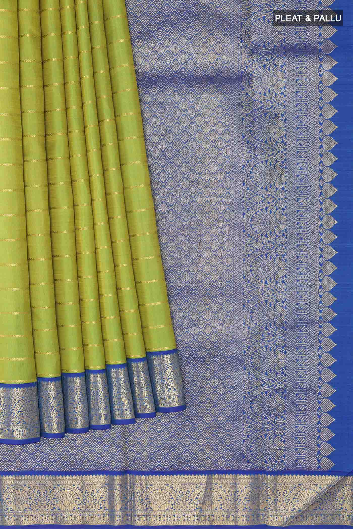 pleats pallu