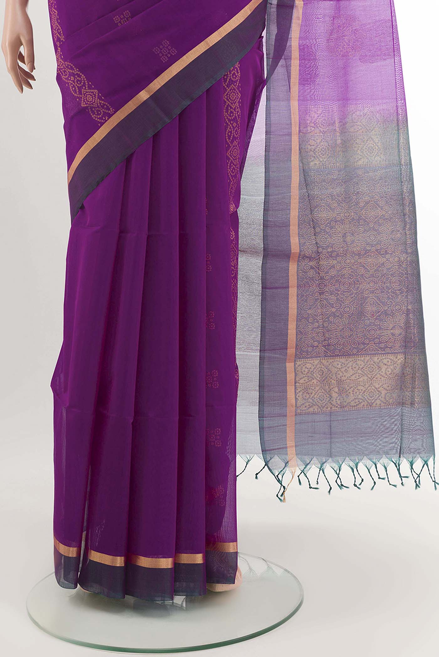 pleats pallu