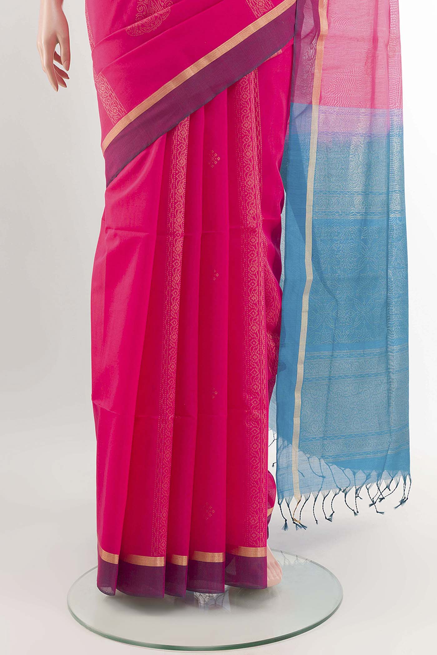 pleats pallu