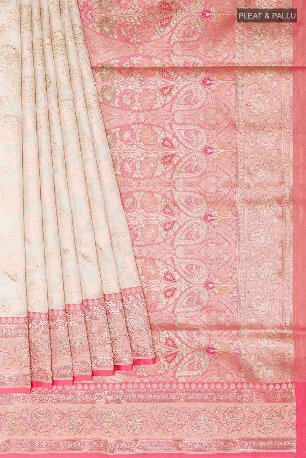 pleats pallu