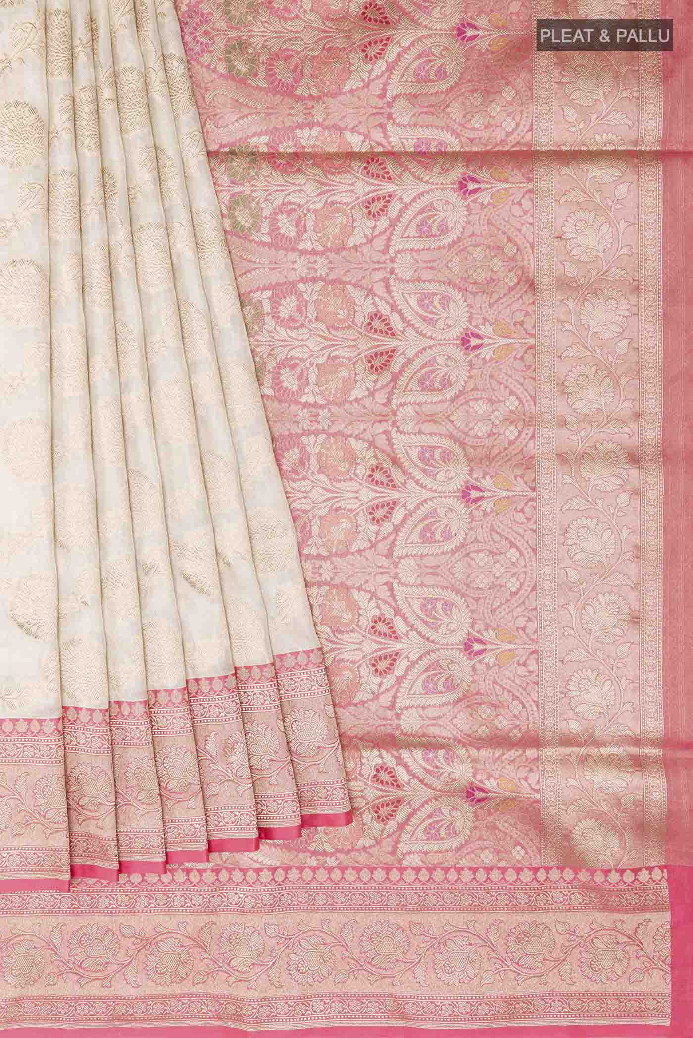 pleats pallu