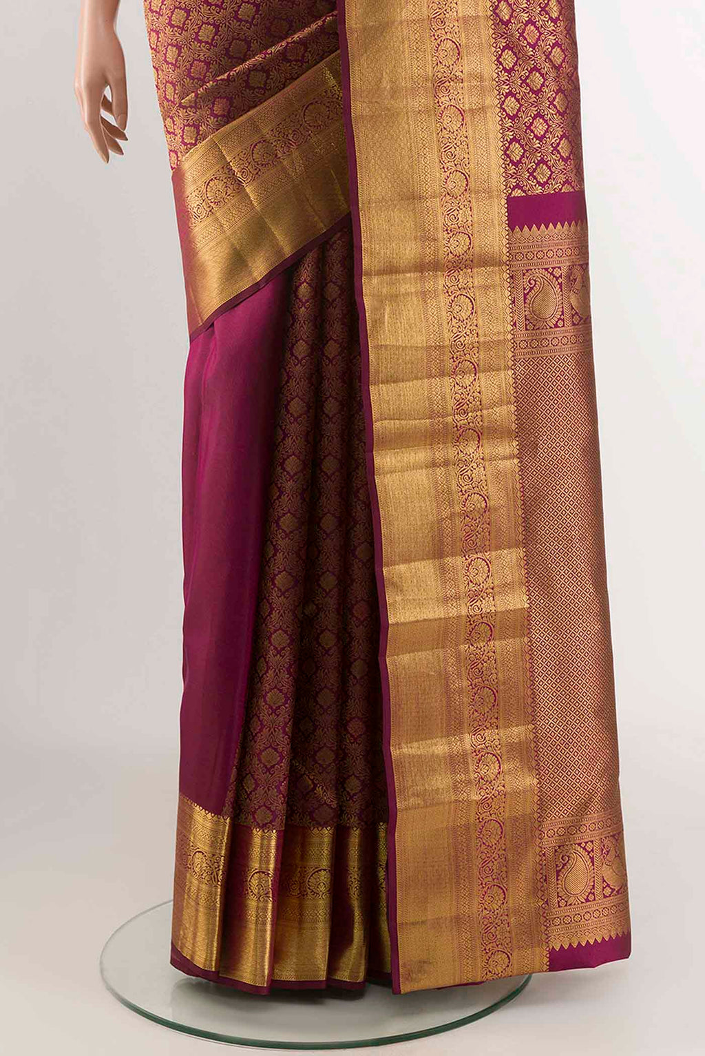 pleats pallu