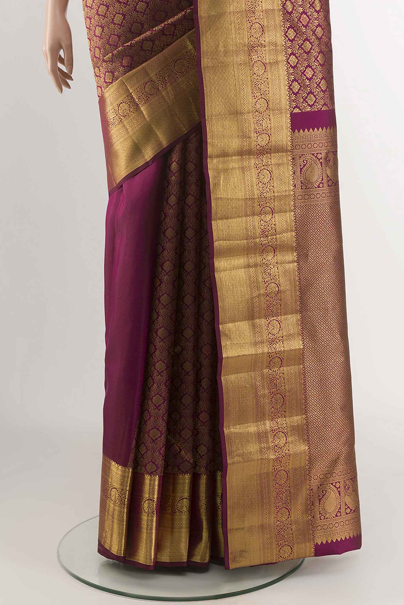 pleats pallu