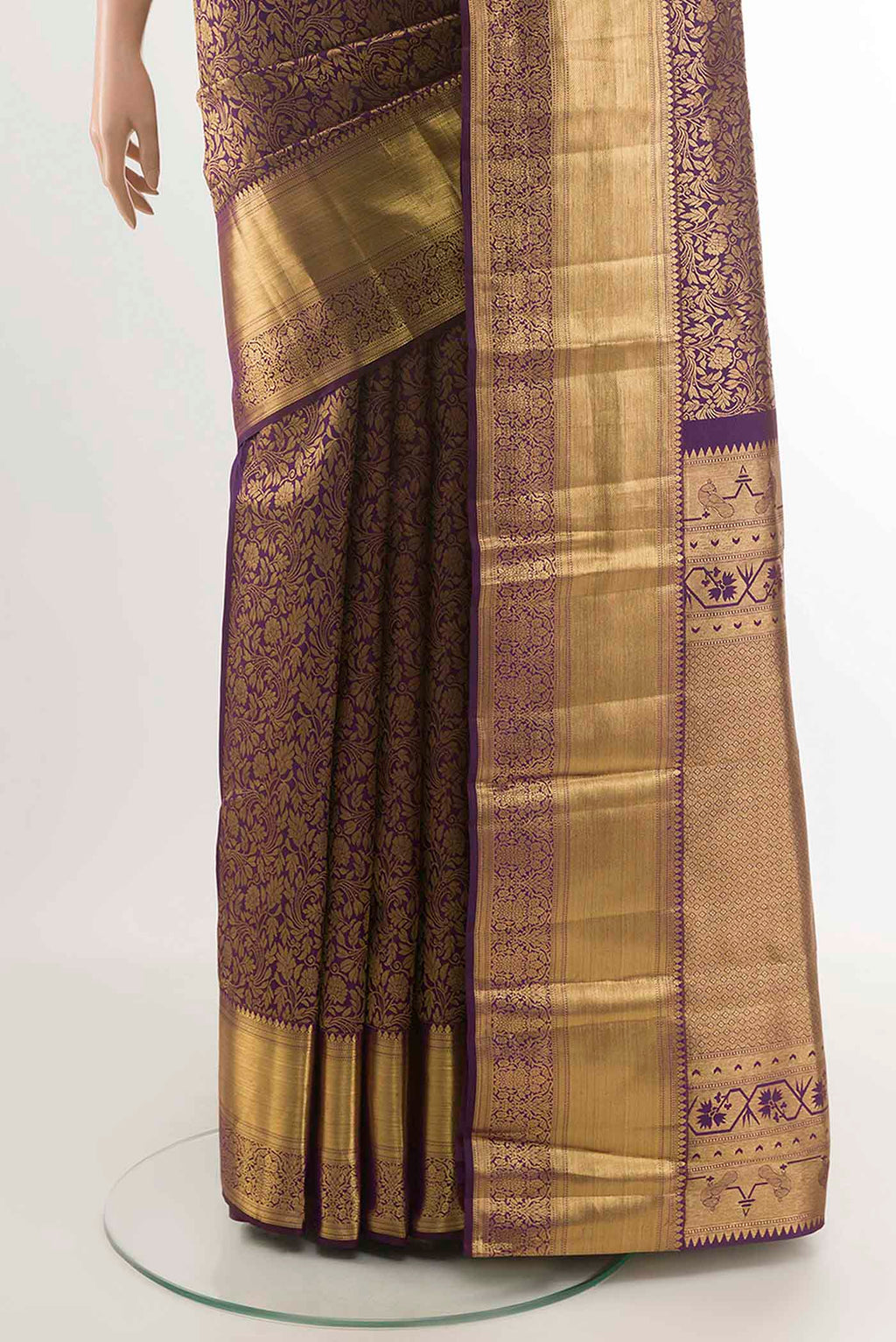 pleats pallu