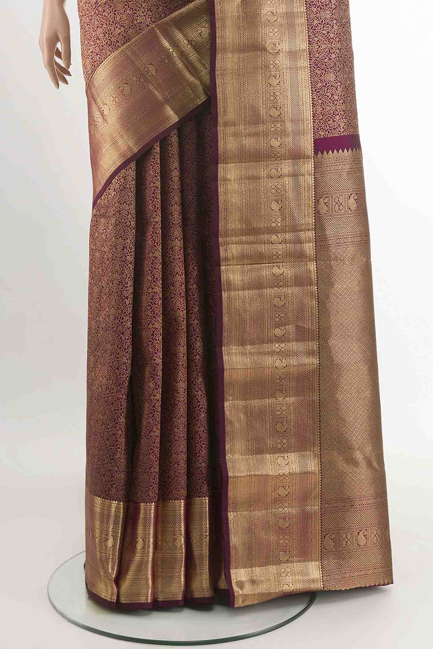 pleats pallu