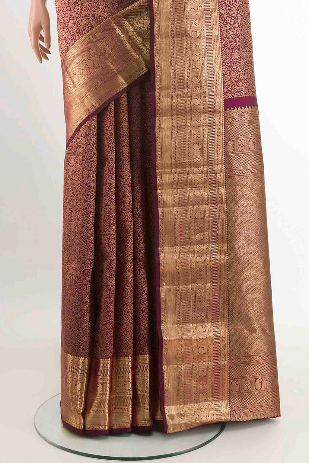 pleats pallu
