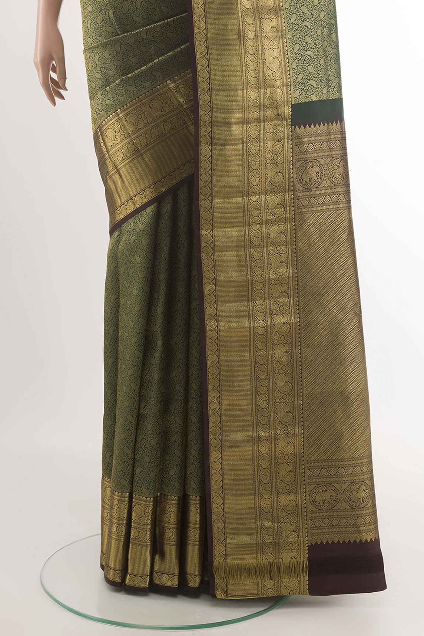 pleats pallu
