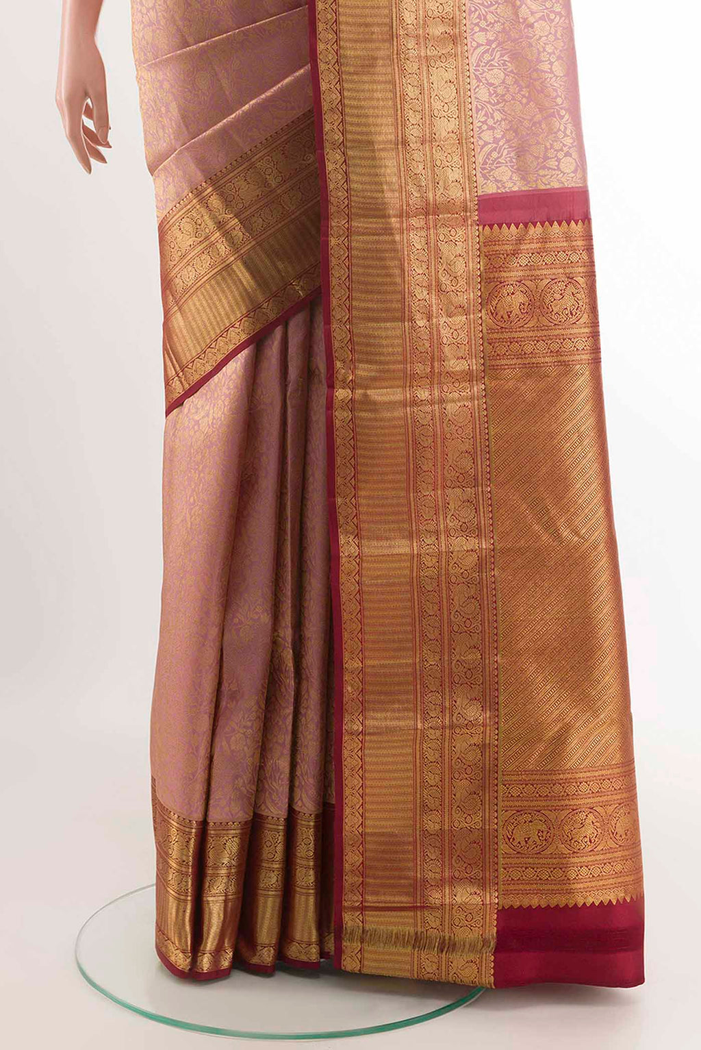 pleats pallu
