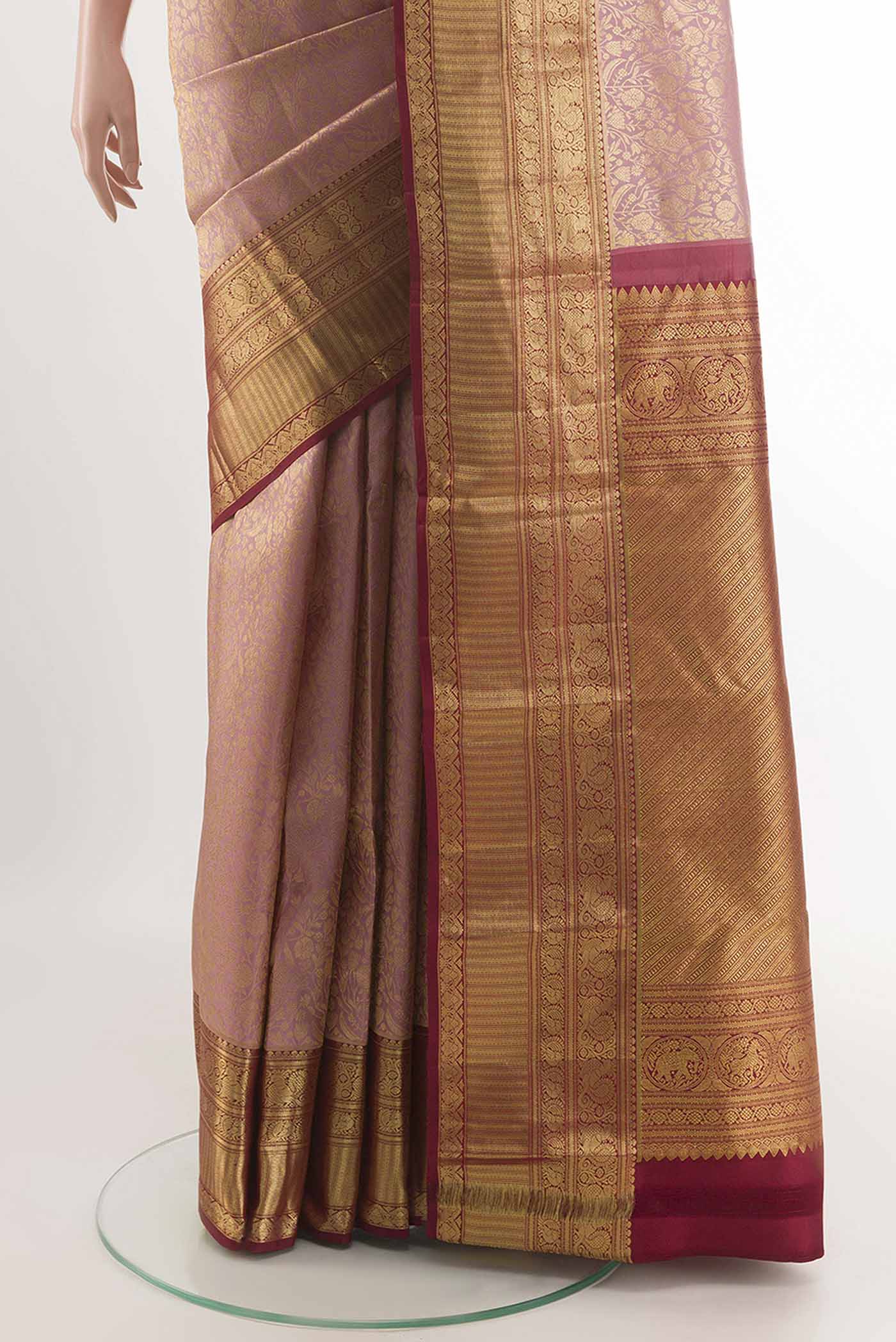 pleats pallu