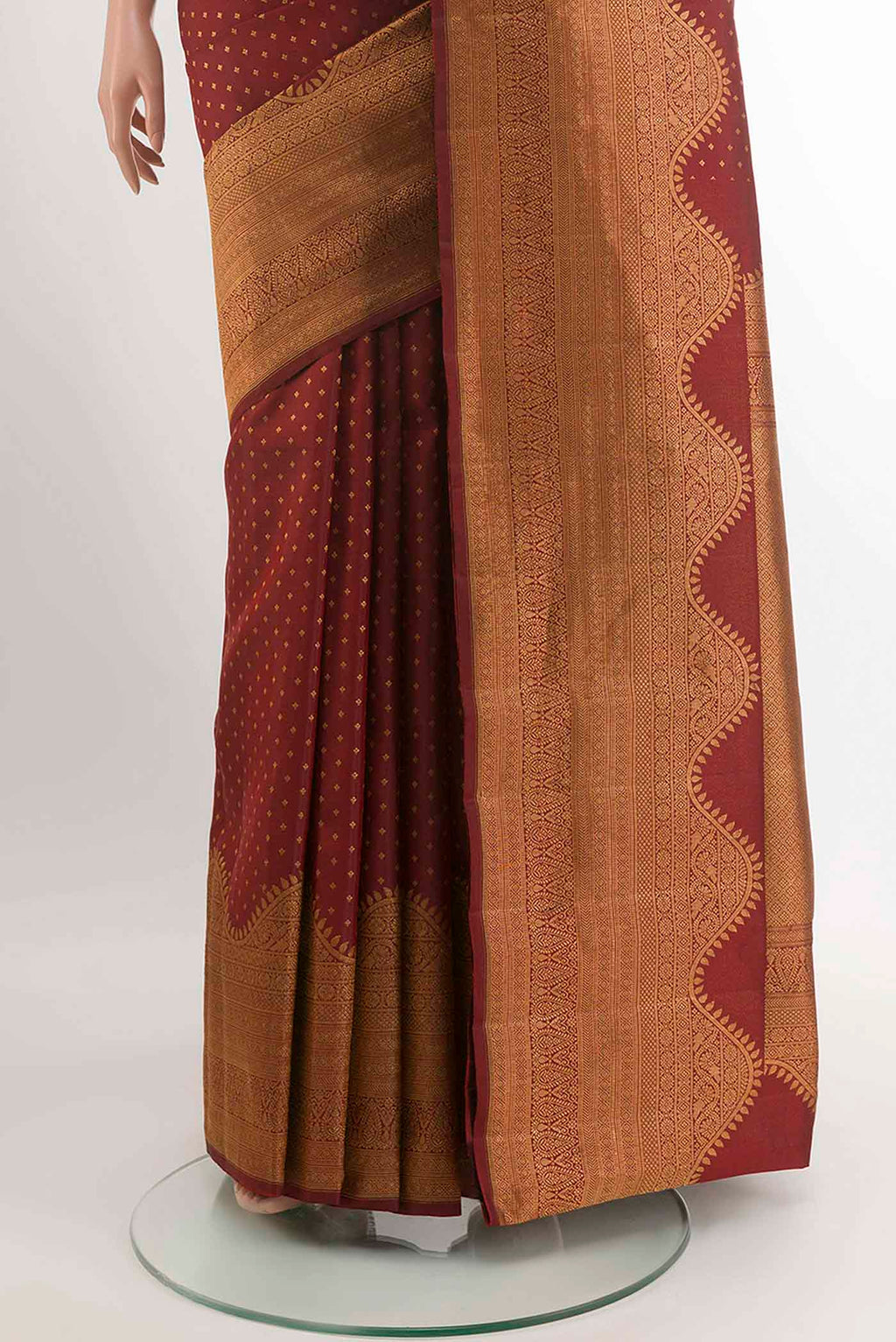 pleats pallu
