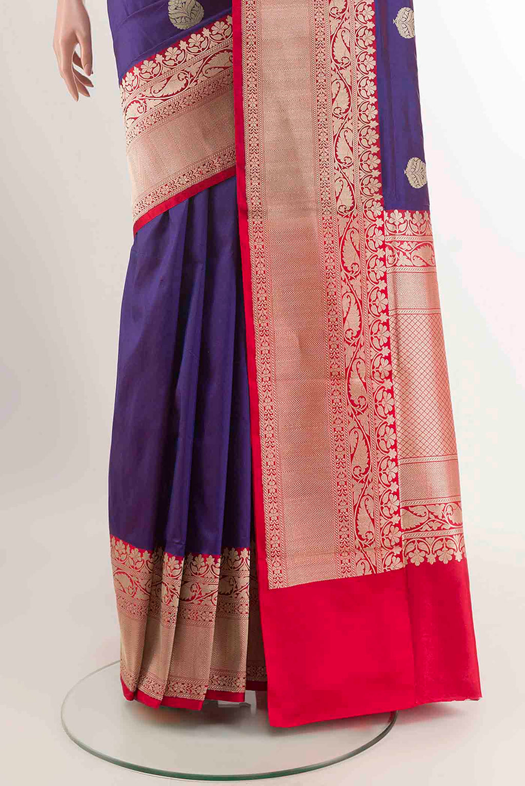 pleats pallu