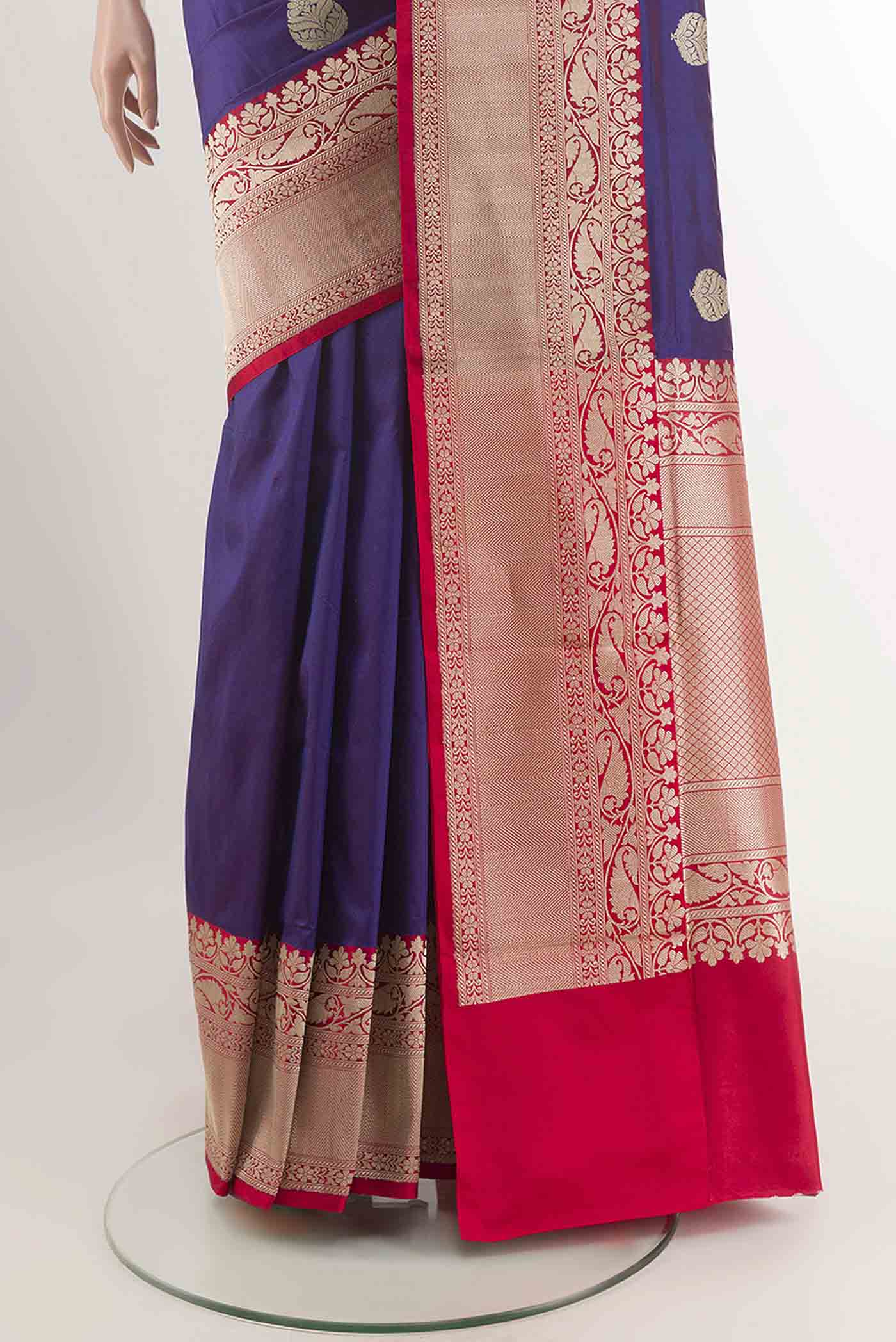 pleats pallu