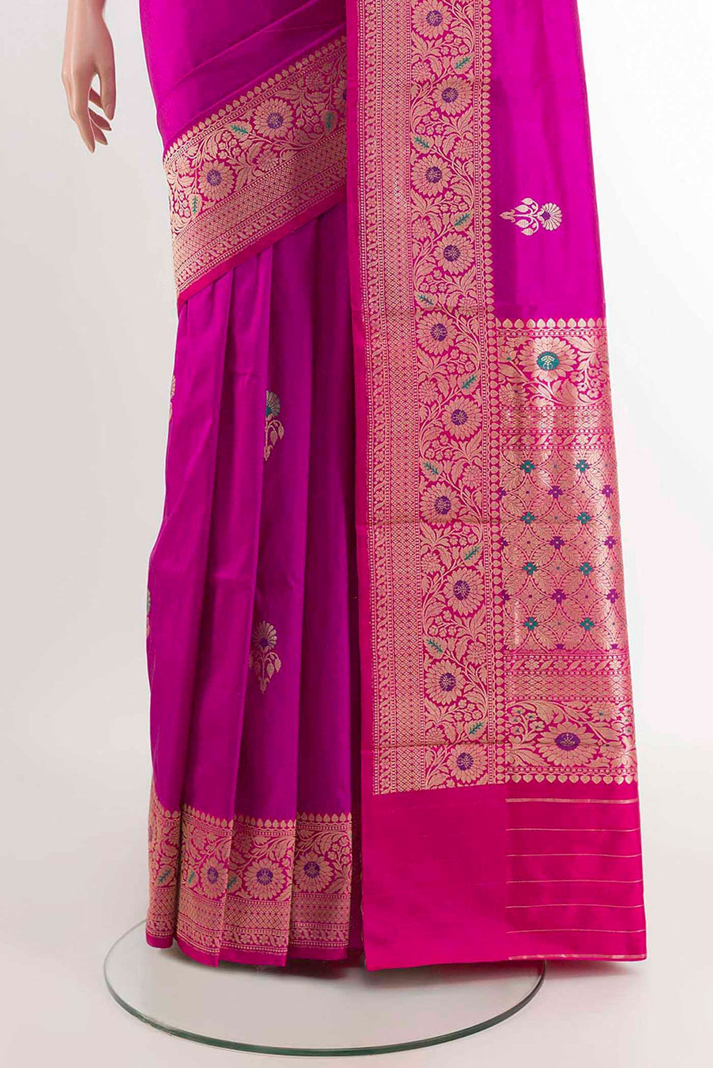 pleats pallu