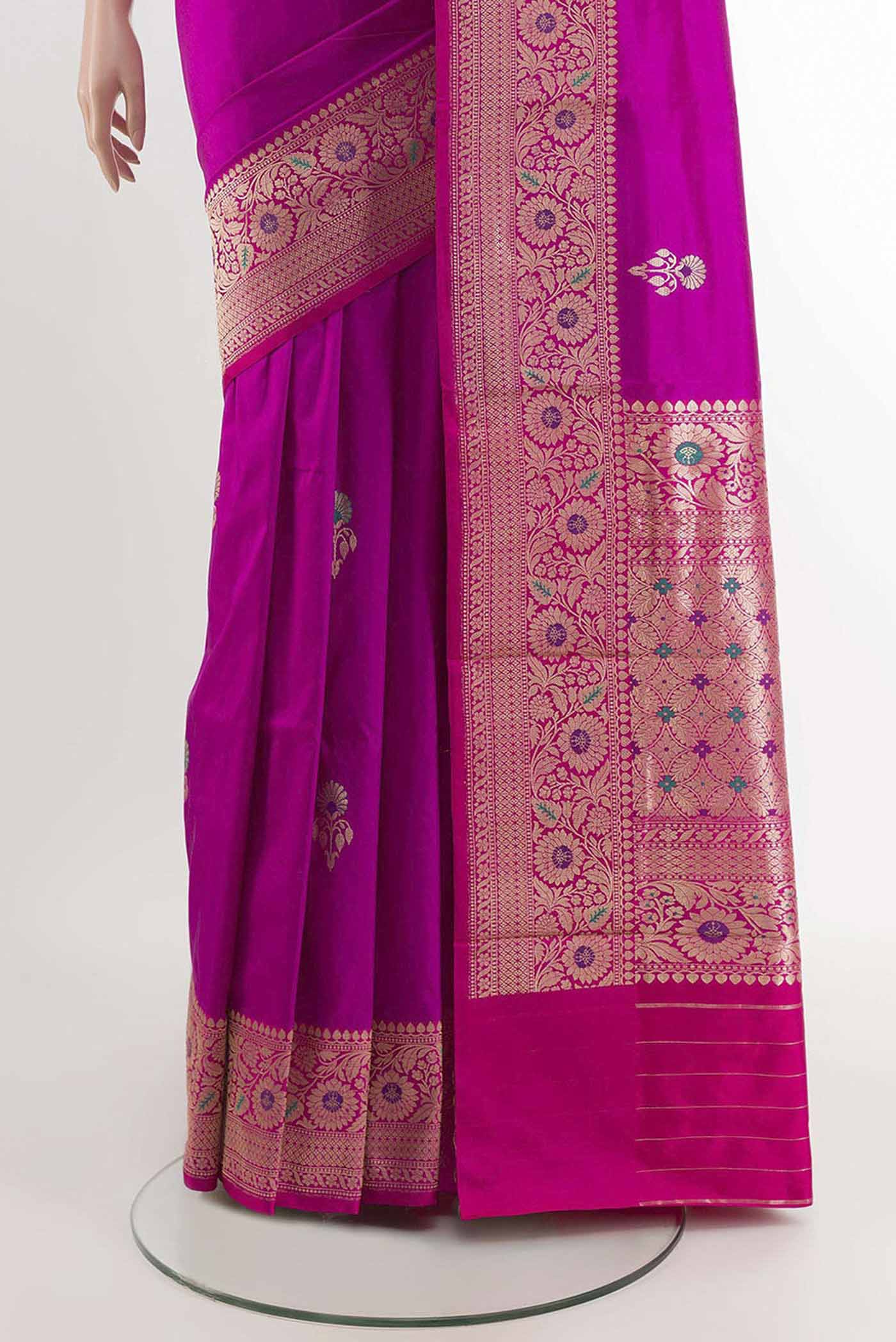 pleats pallu