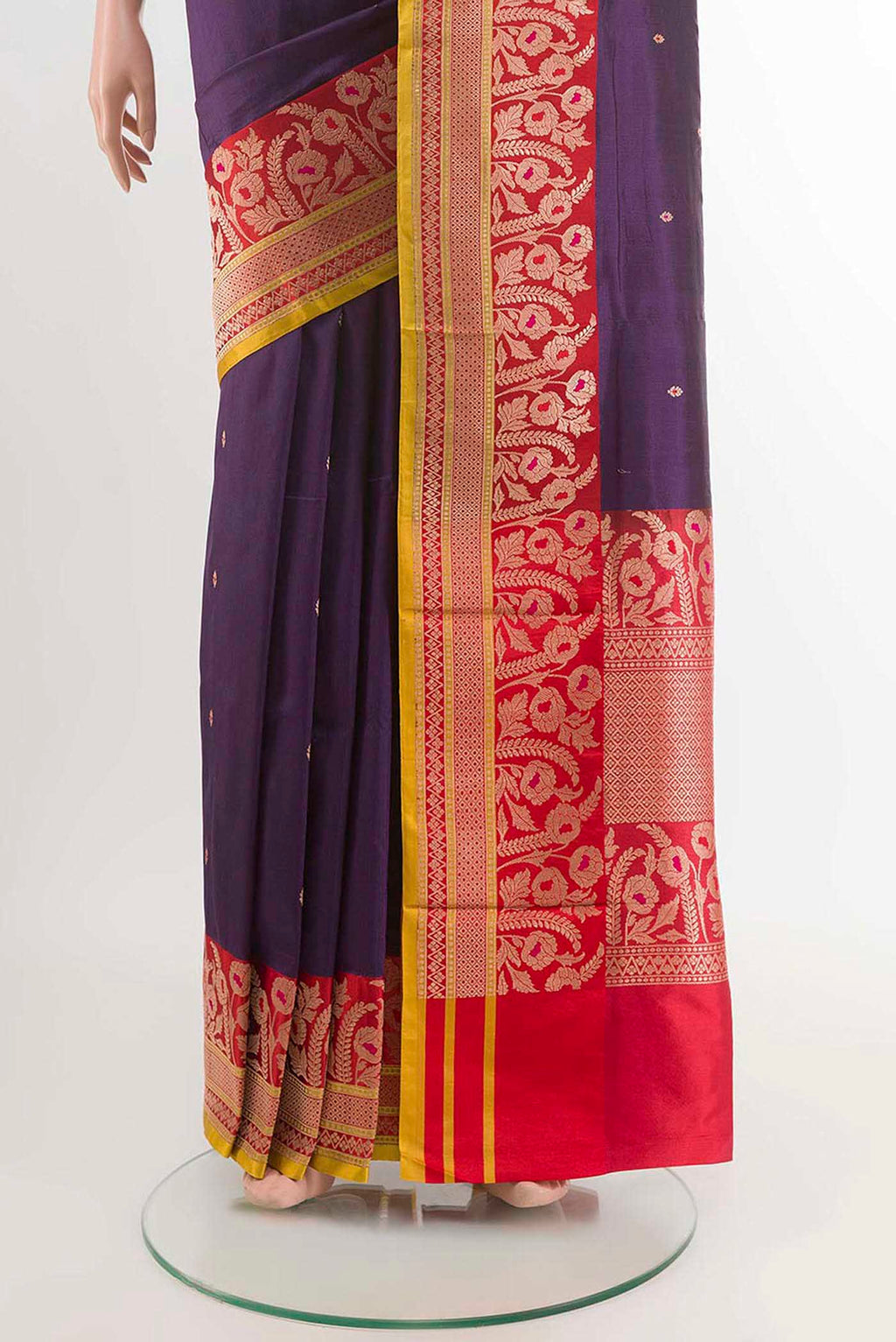 pleats pallu
