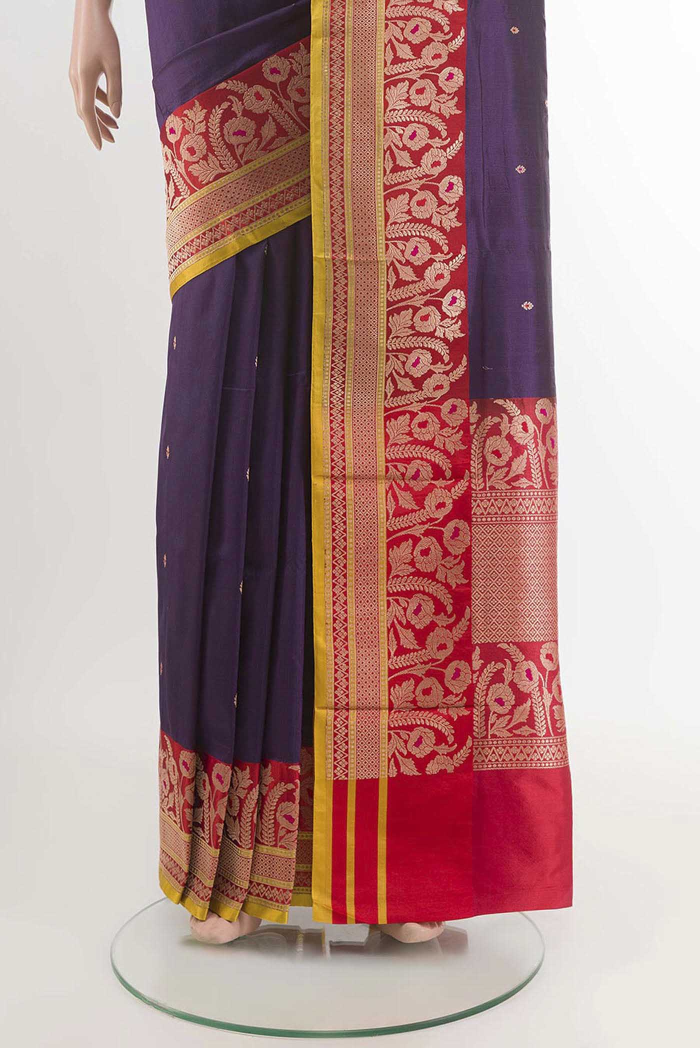 pleats pallu