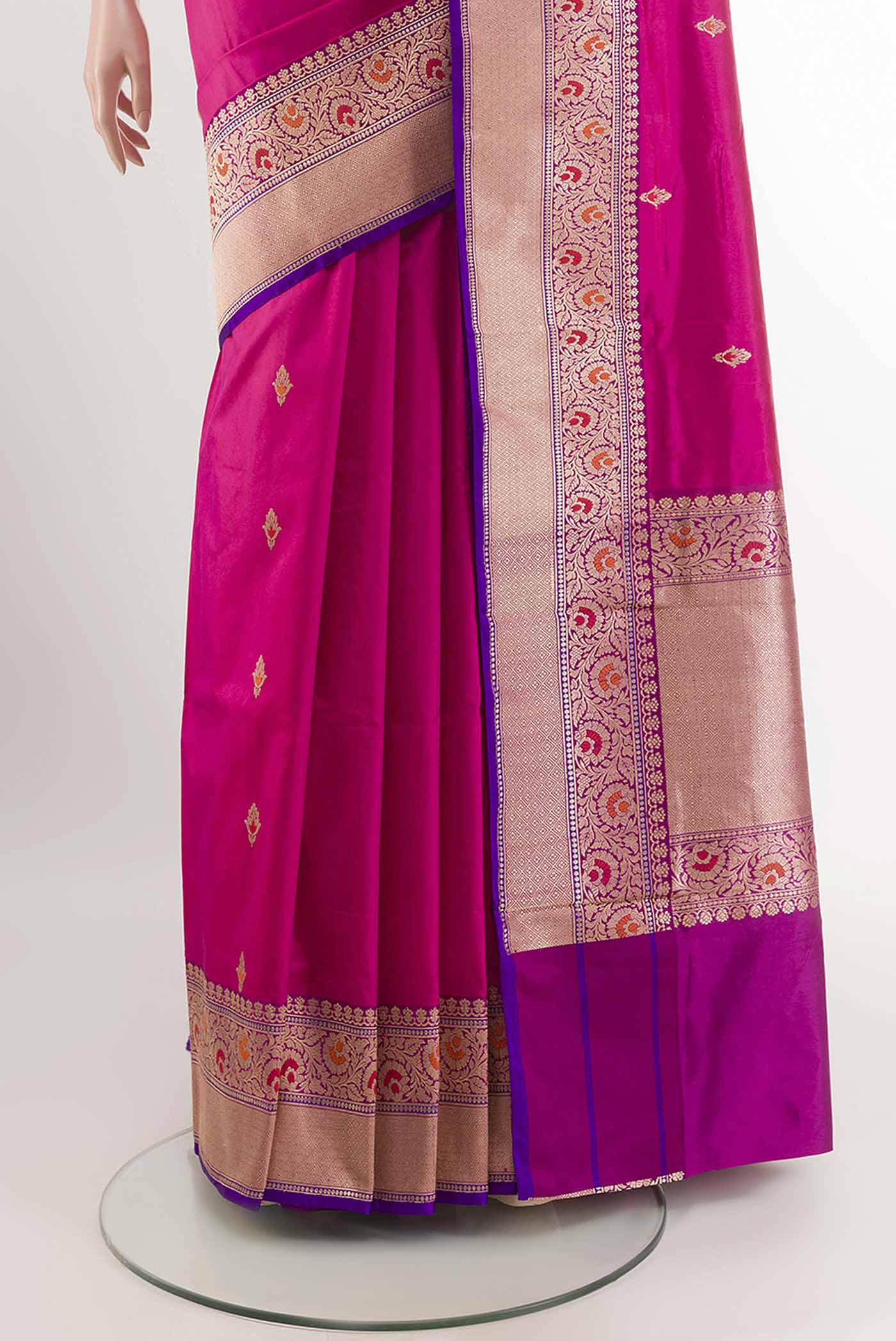 pleats pallu