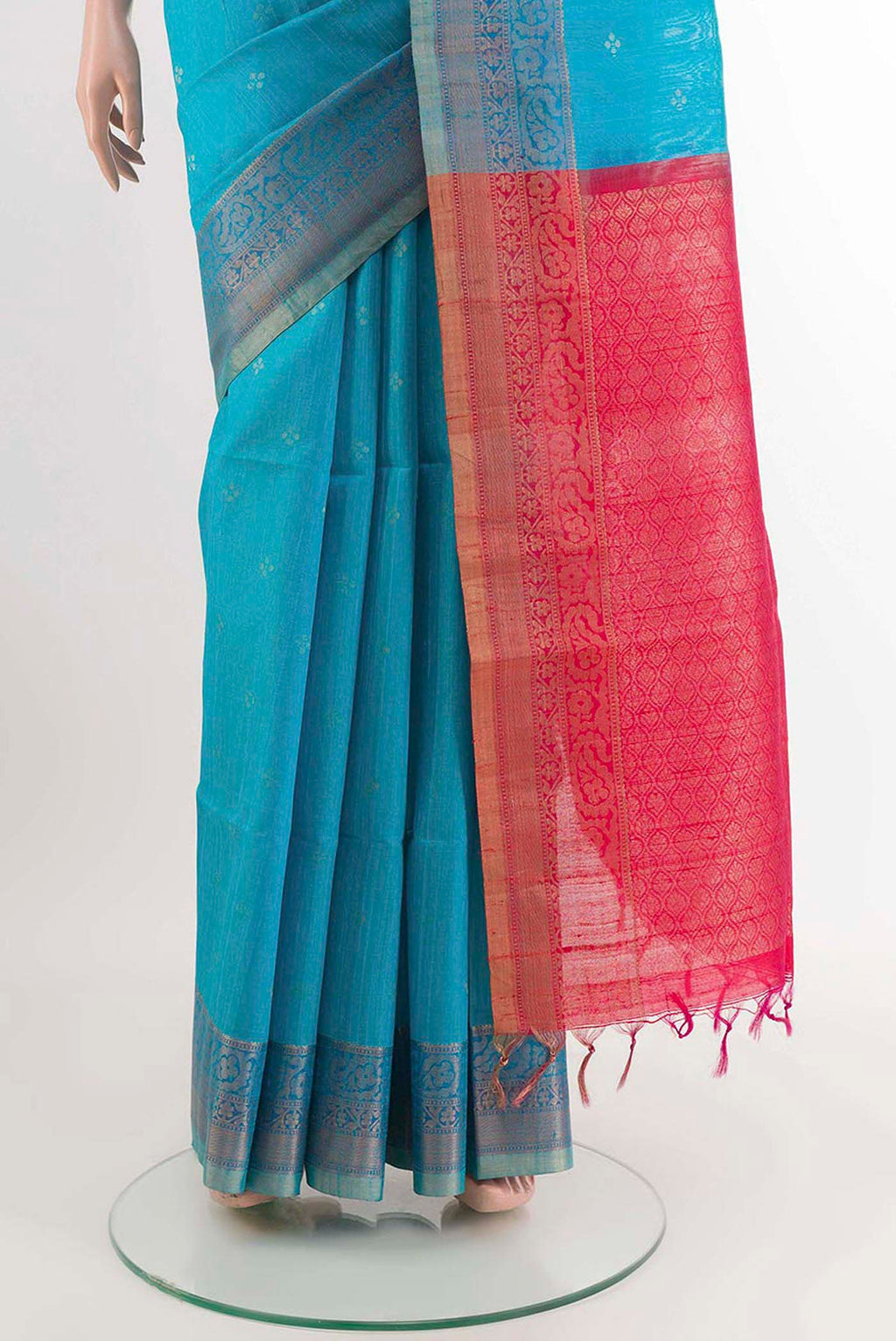 pleats pallu