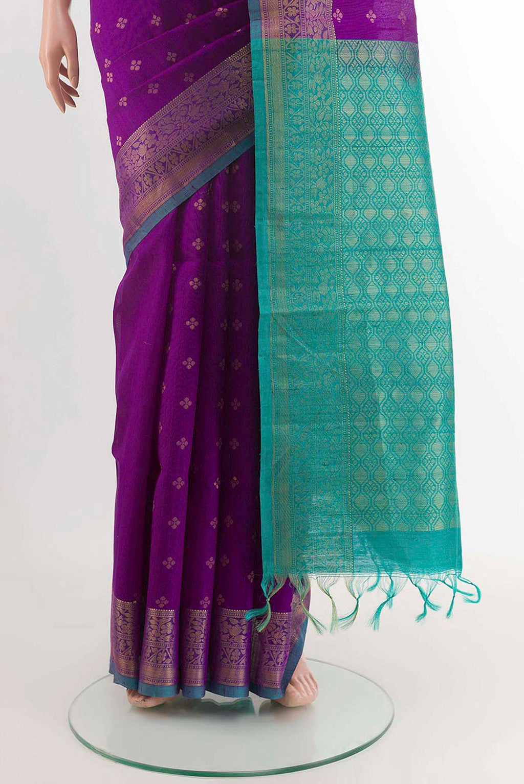 pleats pallu