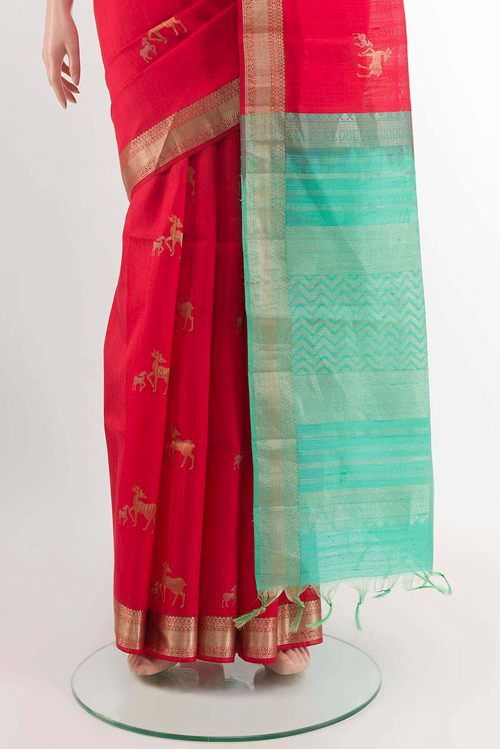 pleats pallu