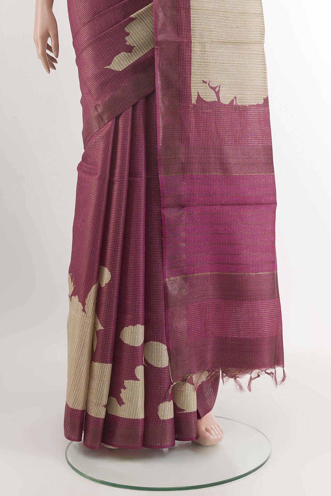 pleats pallu