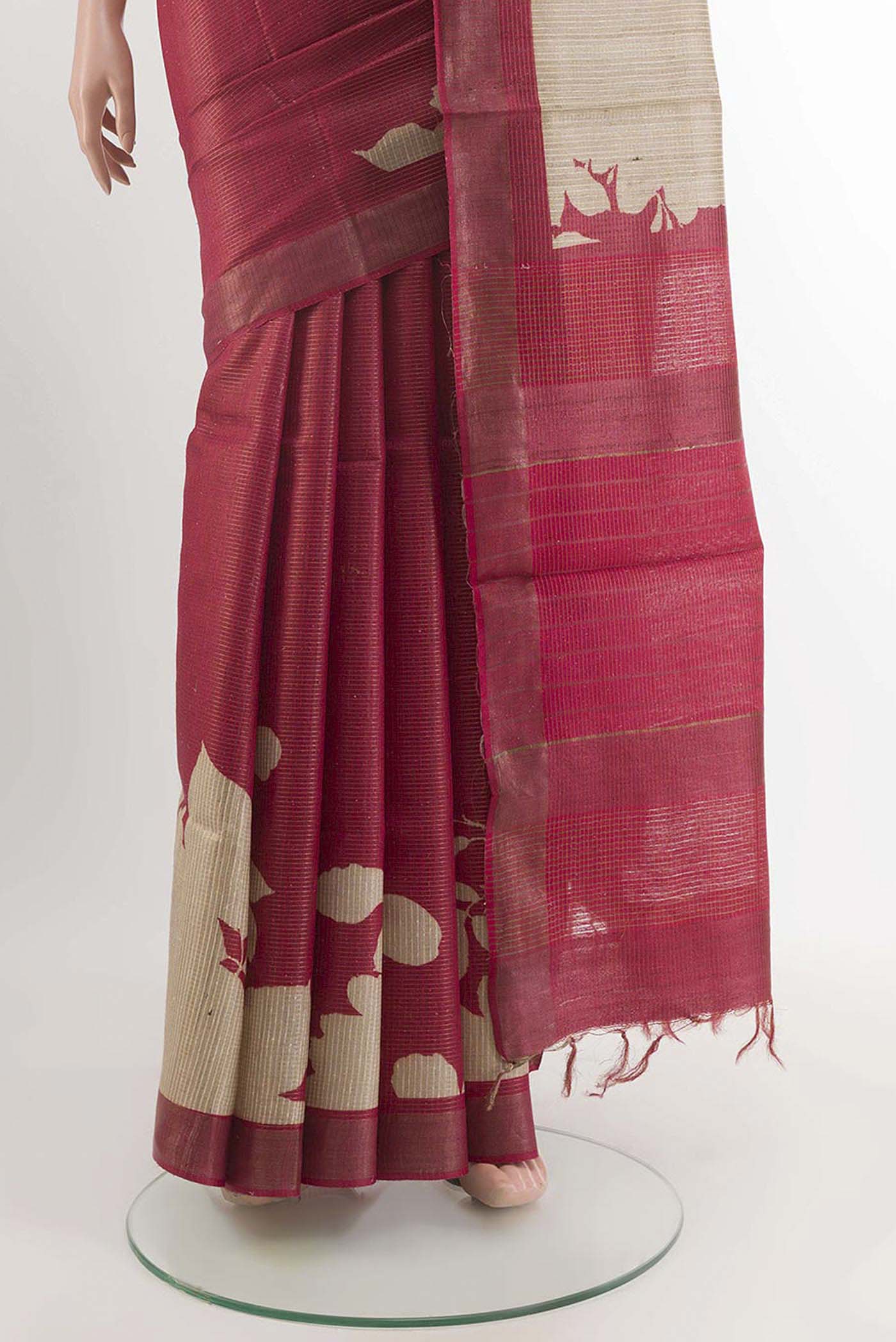 pleats pallu