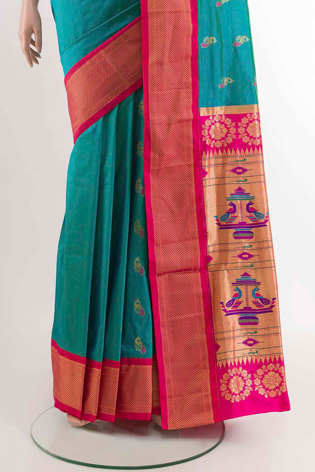 pleats pallu