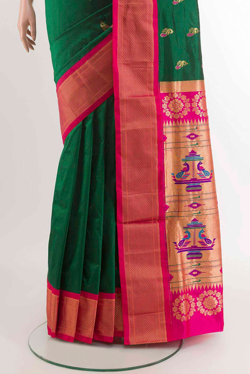 pleats pallu